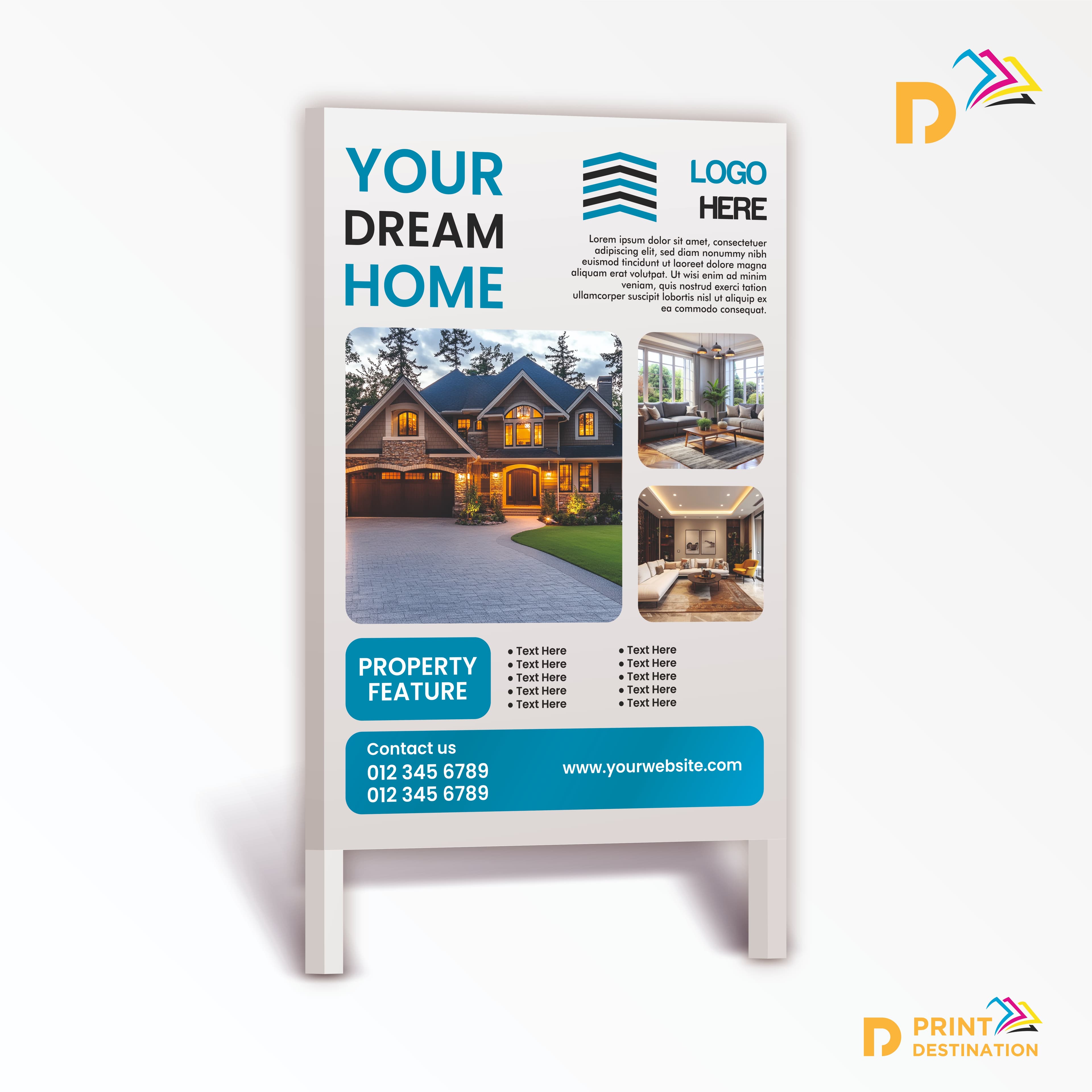 Real Estate Sign (6x4 ft)