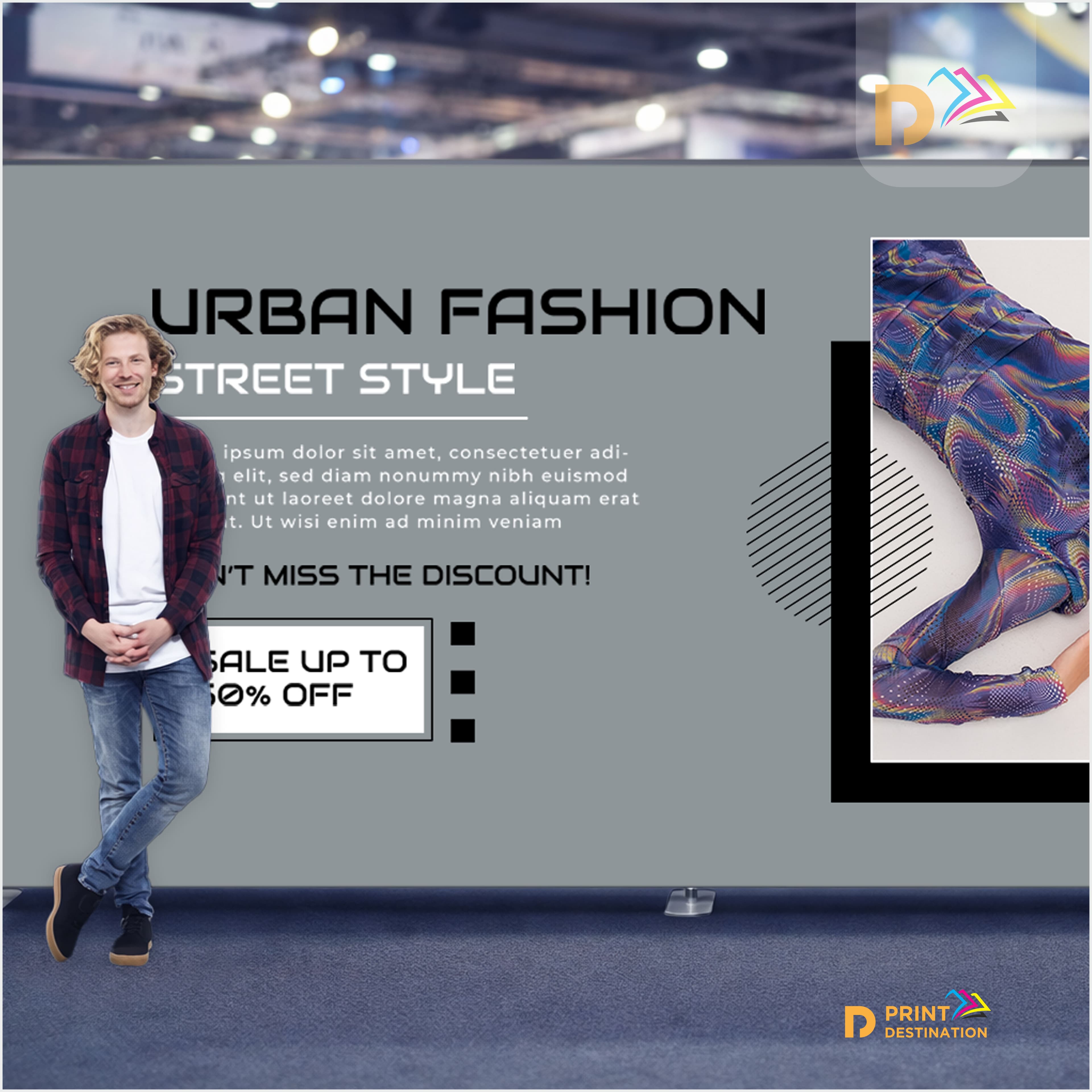 Straight Stretch Fabric Walls