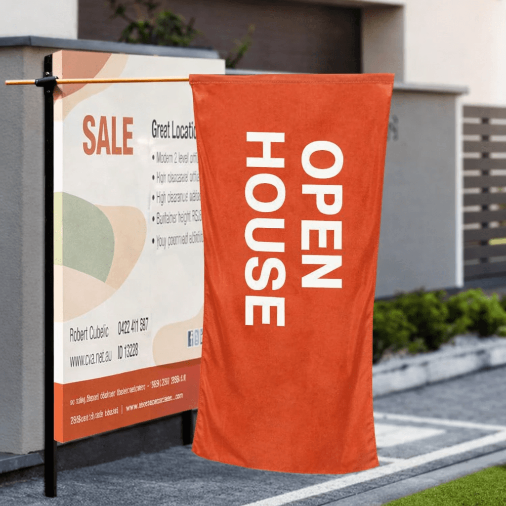 Real Estate Hanging Flags Real Estate Hanging Flags