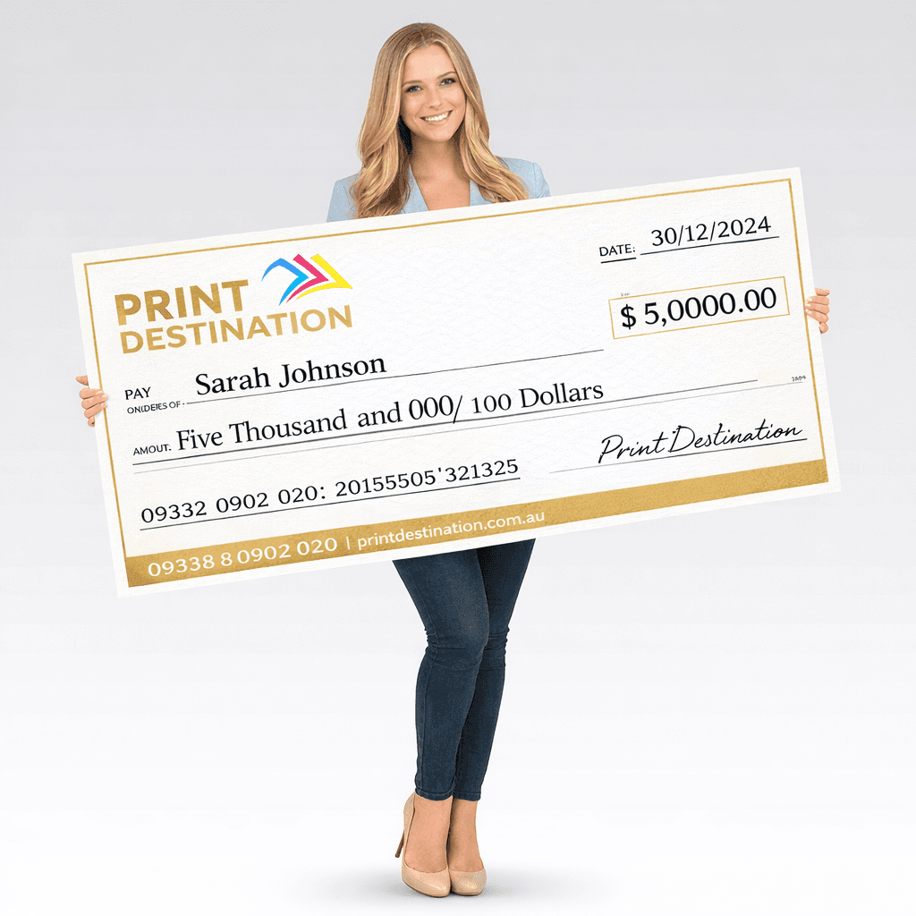 Novelty Cheques Novelty Cheques