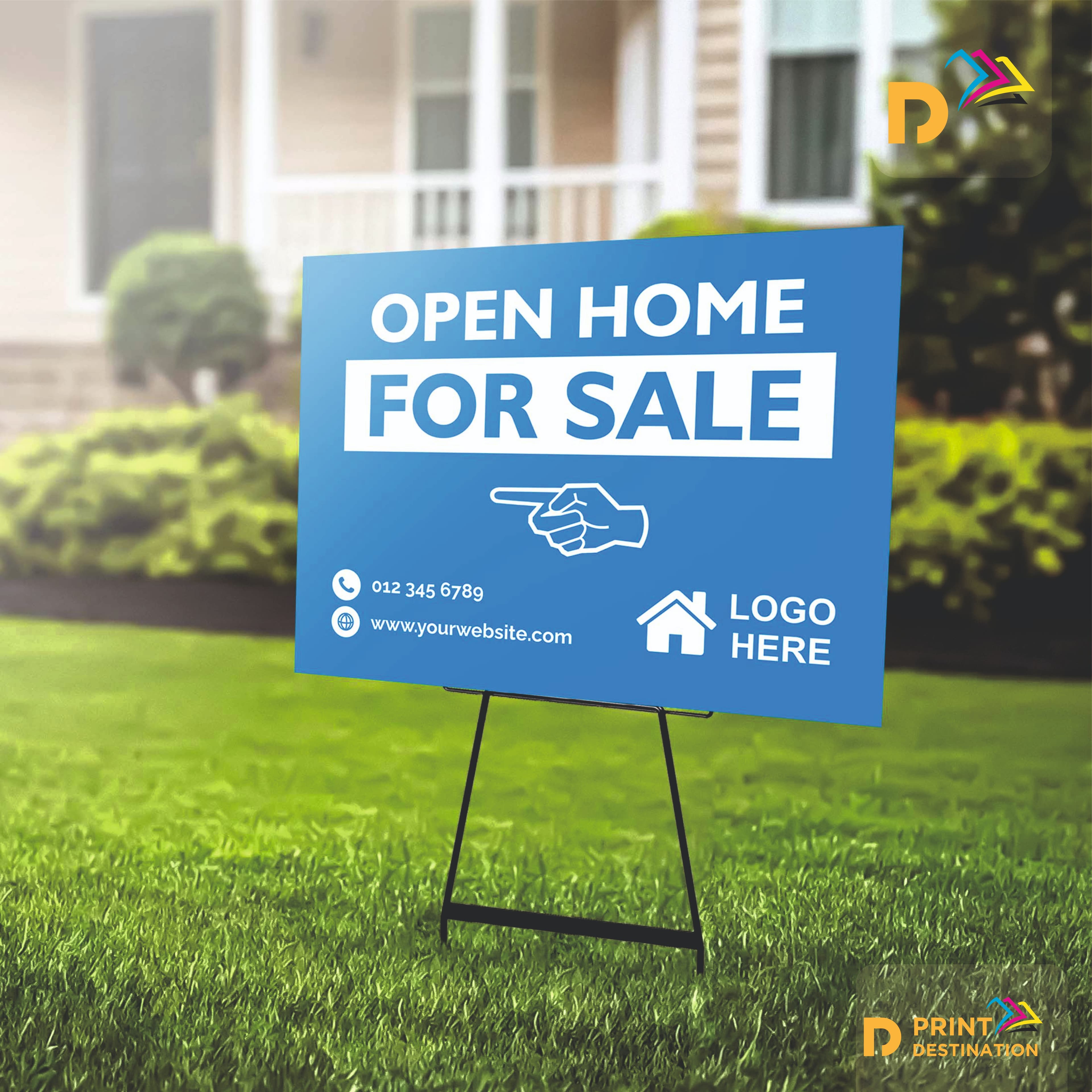 Real Estate Pointer Signs 600x450 mm Real Estate Pointer Signs 600x450 mm