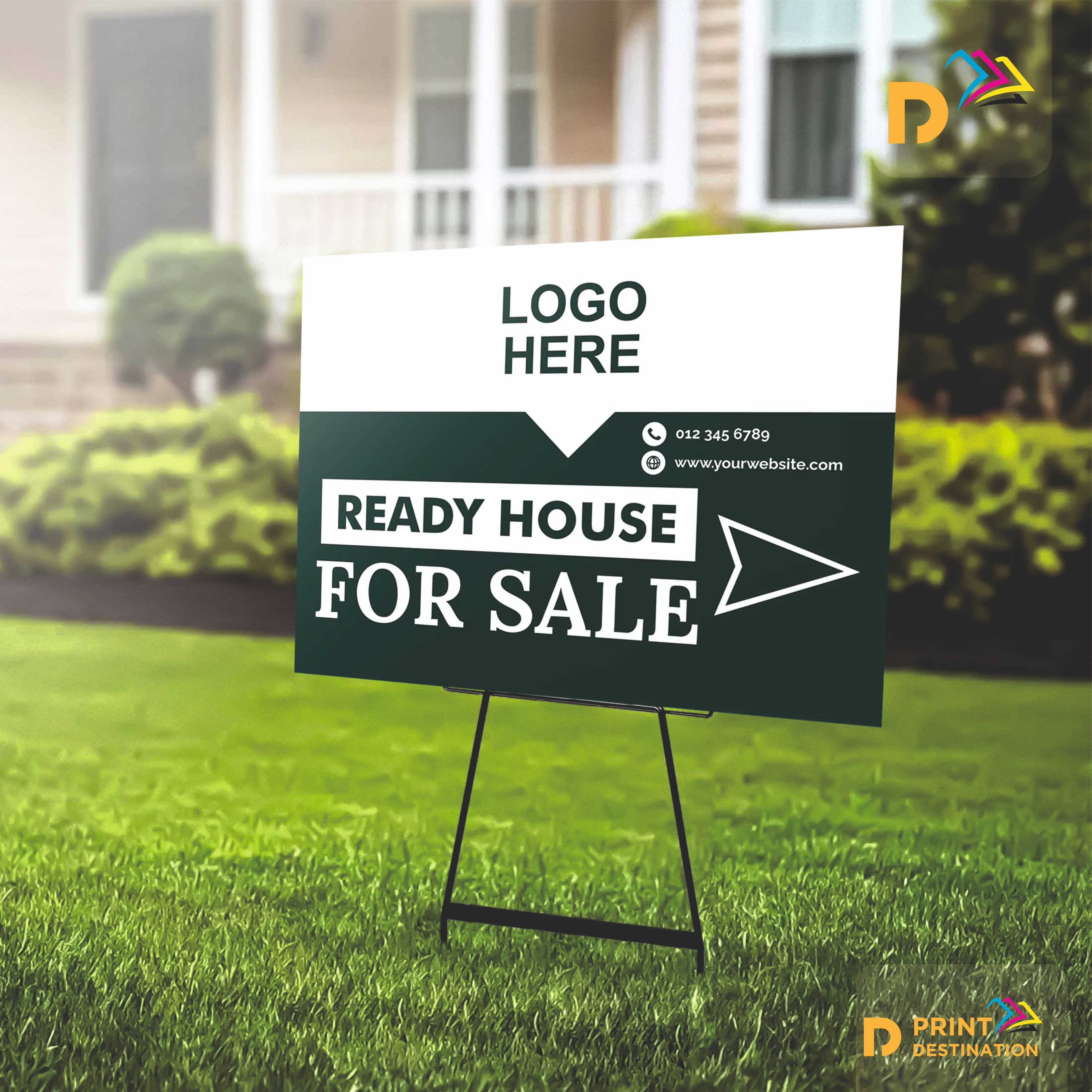 Custom Size Real Estate Pointer Signs Custom Size Real Estate Pointer Signs