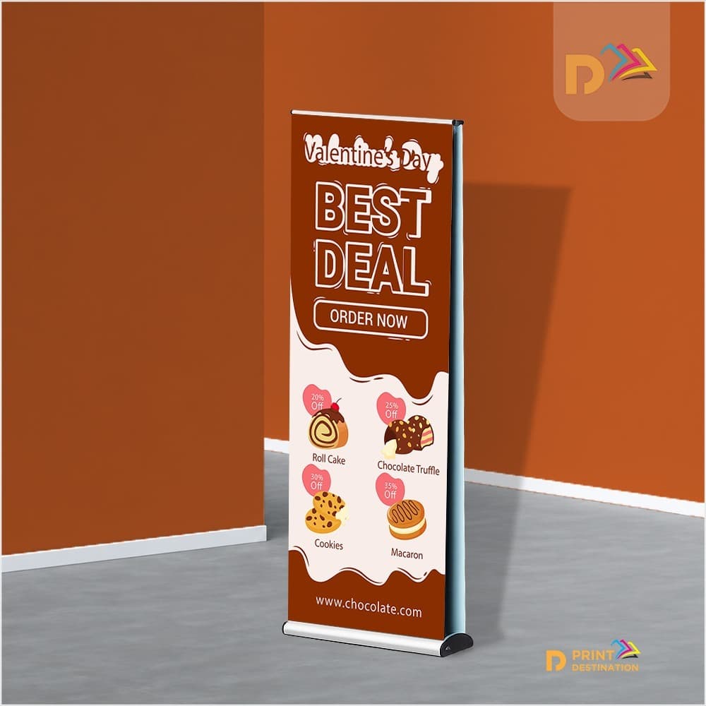 Double-Sided Pull-Up Banner – 850 × 2100 mm Double-Sided Pull-Up Banner – 850 × 2100 mm